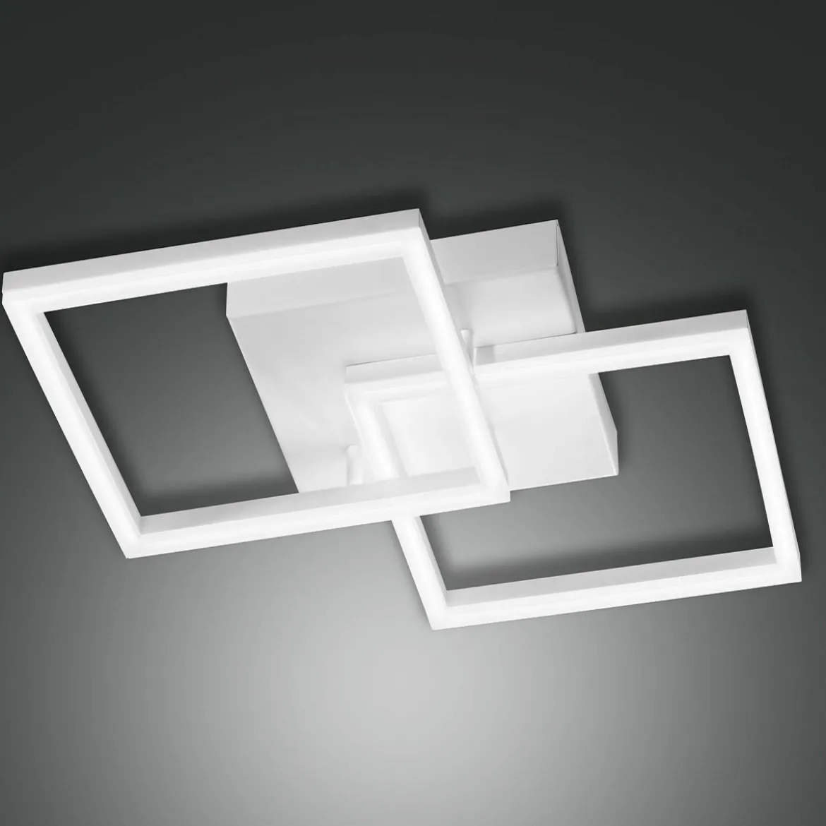 FABAS LUCE No. 3394-22-102 LED Deckenleuchte Bard 45x45 weiss dimmbar