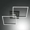 FABAS LUCE No. 3394-65-282 LED Deckenleuchte Bard 65x65 anthrazit dimmbar