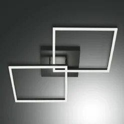 FABAS LUCE No. 3394-65-282 LED Deckenleuchte Bard 65x65 anthrazit dimmbar
