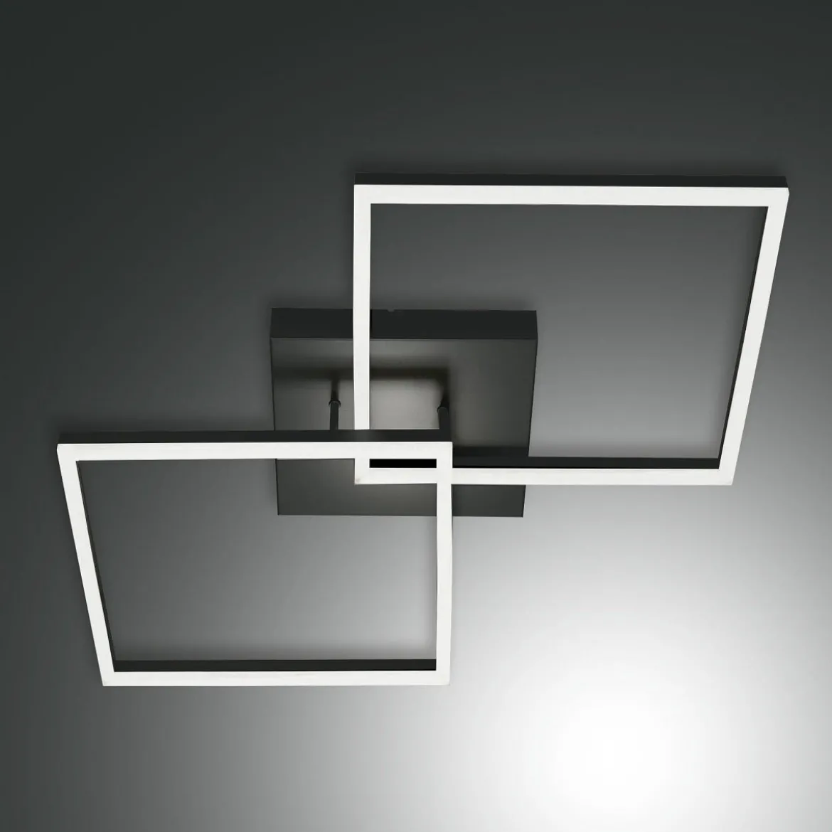 FABAS LUCE No. 3394-65-282 LED Deckenleuchte Bard 65x65 anthrazit dimmbar