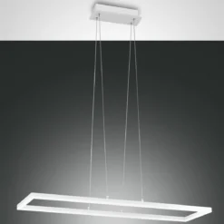 FABAS LUCE No. 3394-43-102 LED Pendeleuchte Bard weiss 92x32 dimmbar