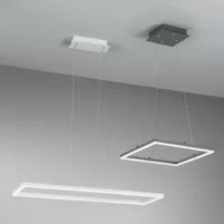 FABAS LUCE No. 3394-45-102 LED Pendeleuchte Bard weiss 92x32 dimmbar