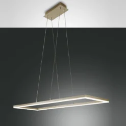 FABAS LUCE No. 3394-45-225 LED Pendeleuchte Bard gold edelmatt 92x32 dimmbar