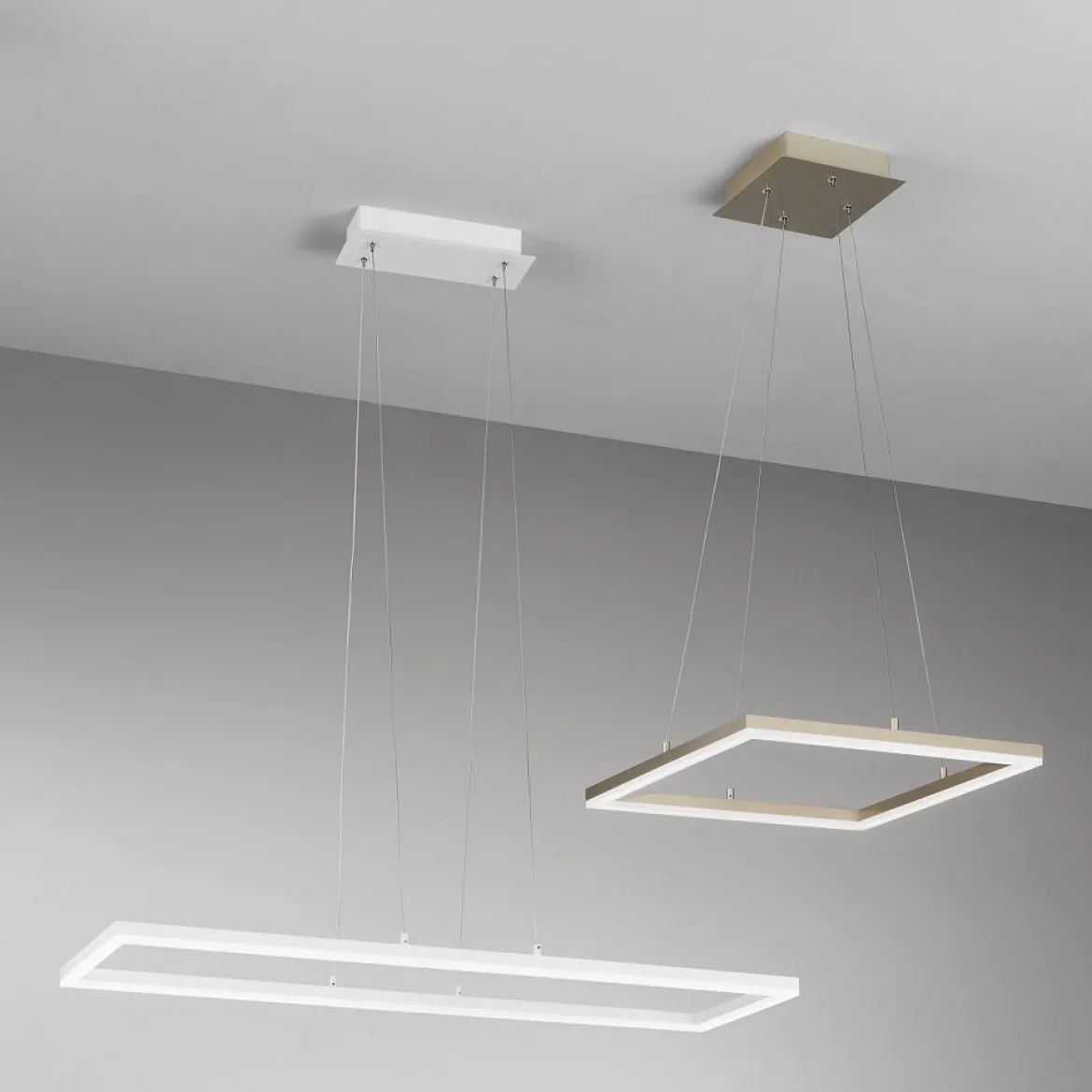 FABAS LUCE No. 3394-45-225 LED Pendeleuchte Bard gold edelmatt 92x32 dimmbar