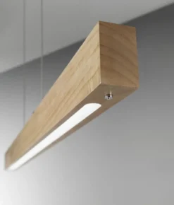 FABAS LUCE No. 3383-40-215 LED Pendelleuchte Badia holz dimmbar
