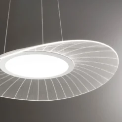 FABAS LUCE No. 3625-40-102 LED-Pendelleuchte Vela 59x43cm Weiss