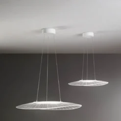 FABAS LUCE No. 3625-45-102 LED-Pendelleuchte Vela 78x55cm Weiss