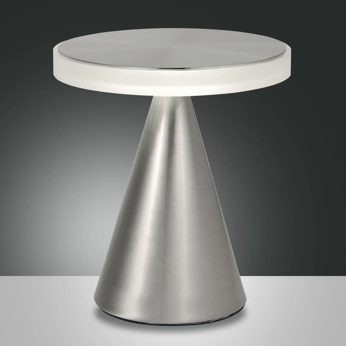 FABAS LUCE No. 3386-35-178 LED Tischleuchte Neutra nickel mit Touchdimmer 27 cm