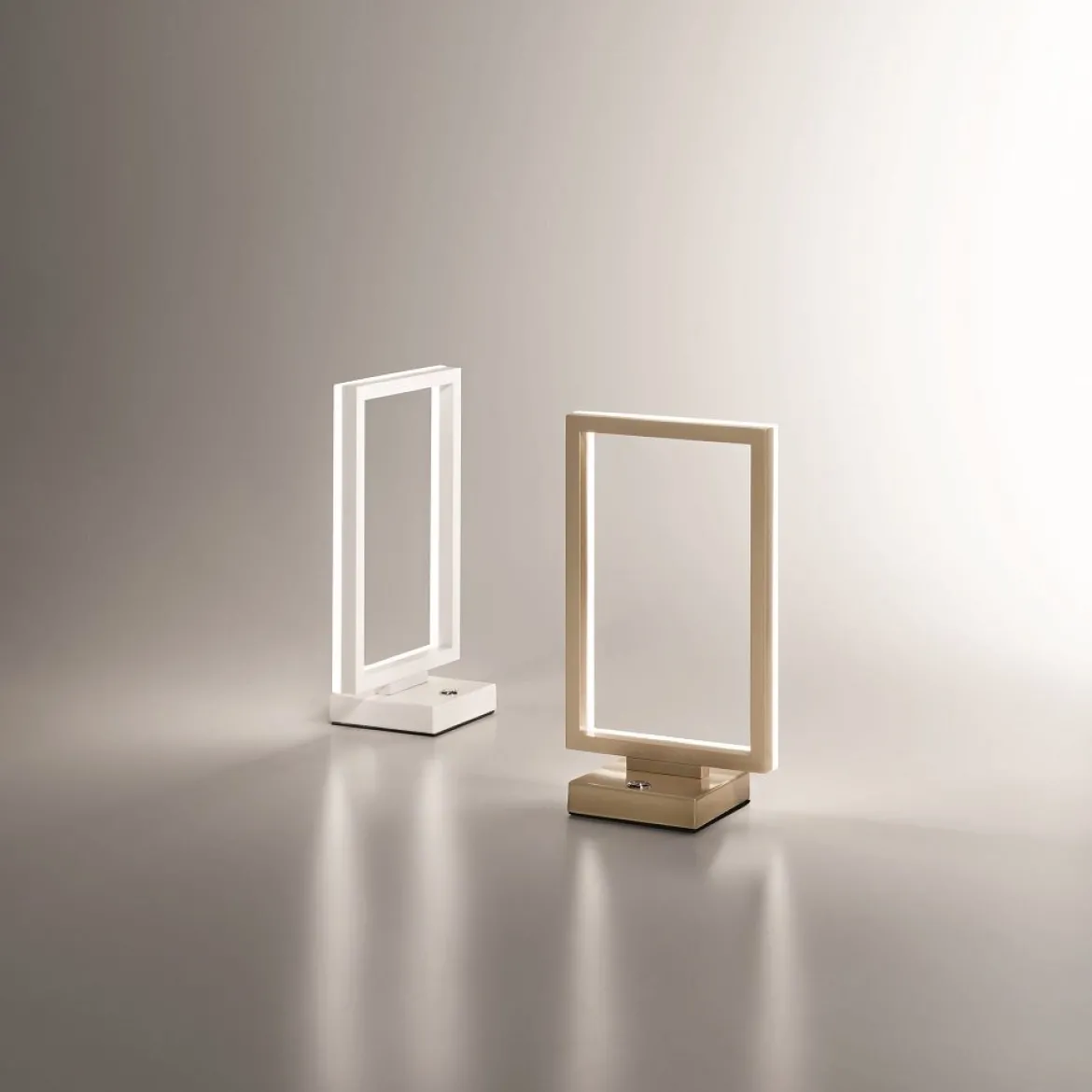 FABAS LUCE No. 3394-30-225 LED Tischleuchte Bard gold edelmatt dimmbar 30 cm