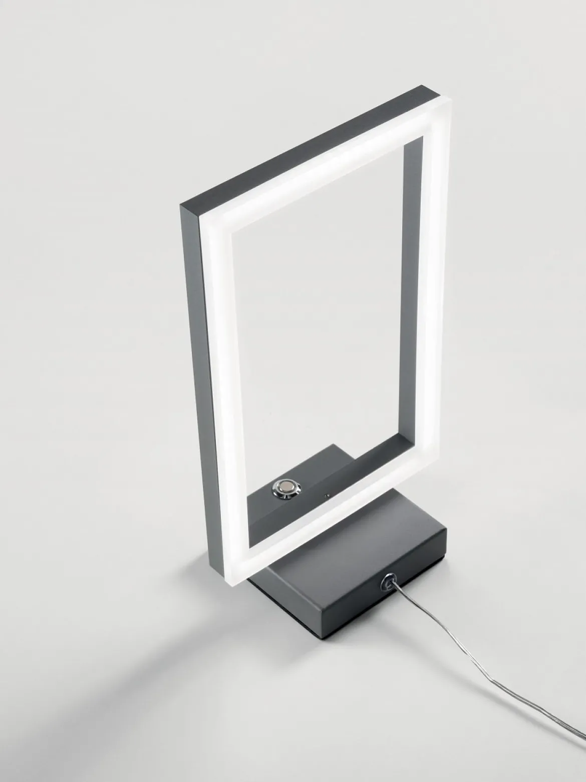 FABAS LUCE No. 3394-30-282 LED Tischleuchte Bard anthrazit dimmbar 30 cm