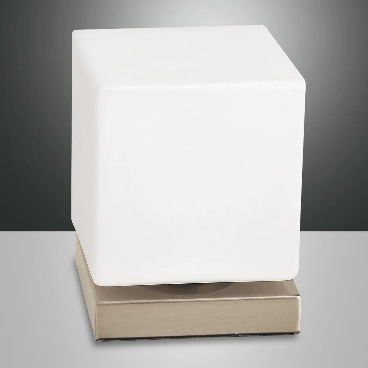 FABAS LUCE No. 3407-30-225 LED Tischleuchte Brenta weiß gold matt 14 cm Touchdimmer