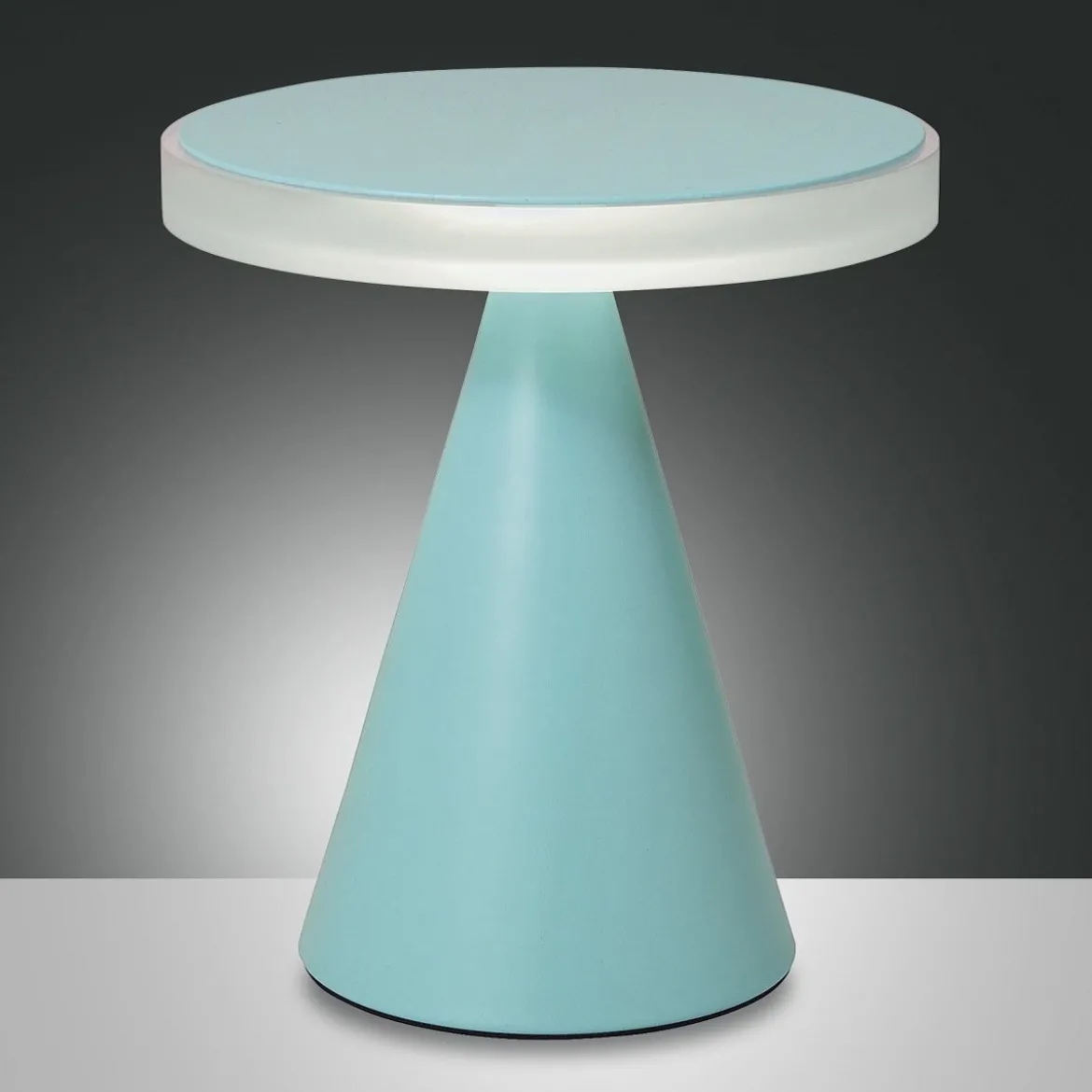 FABAS LUCE No. 3386-35-287 LED Tischleuchte Neutra mint grün mit Touchdimmer 27 cm
