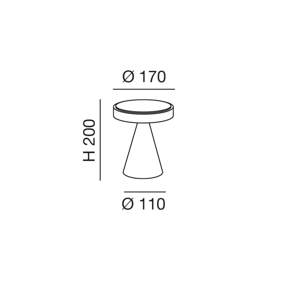 FABAS LUCE No. 3386-34-178 LED Tischleuchte Neutra nickel satiniert mit Touchdimmer 20 cm