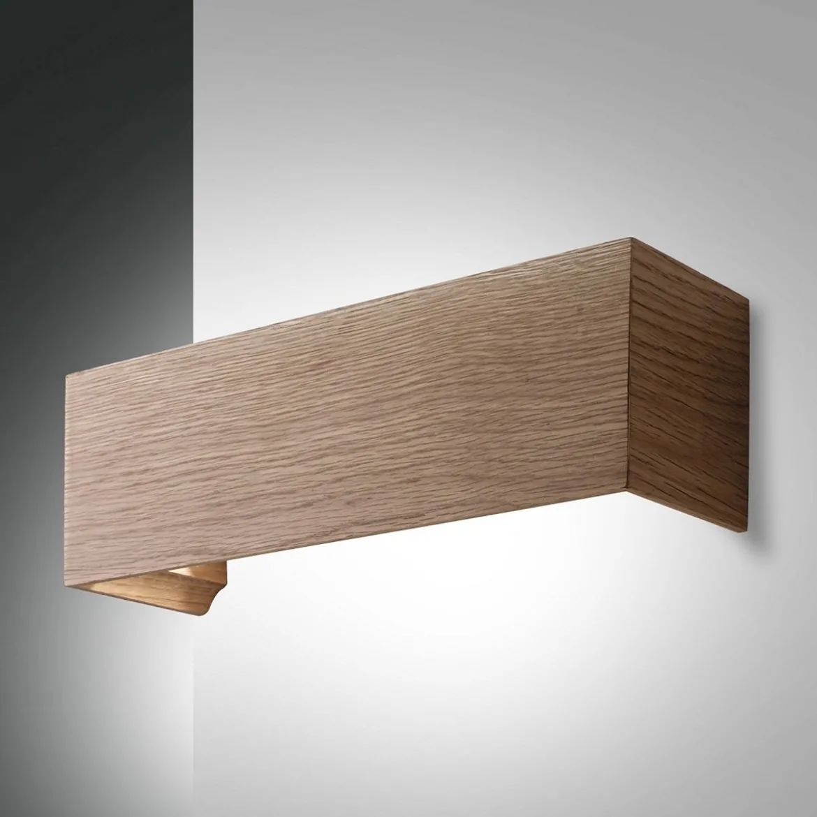 FABAS LUCE No. 3383-21-215 LED Wandleuchte Badia holz 38 cm