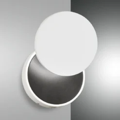 FABAS LUCE No. 3452-21-102 LED Wandleuchte Ara weiß schwarz mit Tastdimmer