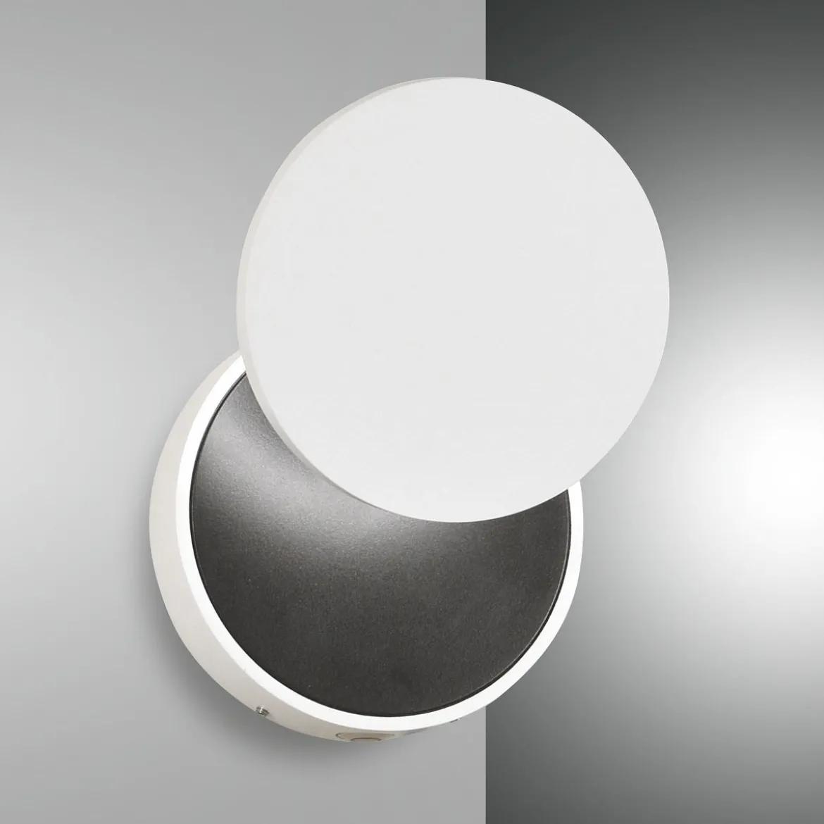 FABAS LUCE No. 3452-21-102 LED Wandleuchte Ara weiß schwarz mit Tastdimmer