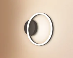 FABAS LUCE No. 3508-21-101 LED Wandleuchte Giotto schwarz 30 cm dimmbar
