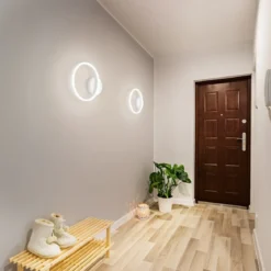 FABAS LUCE No. 3508-21-102 LED Wandleuchte Giotto weiß 30 cm dimmbar