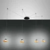 FABAS LUCE No. 3547-49-125 Pendelleuchte Arabella 4-flammig Amber mit Umlenker