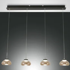 FABAS LUCE No. 3547-48-125 Pendelleuchte Arabella 4-flammig Amber