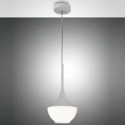 FABAS LUCE No. 3623-41-102 Pendelleuchte Apollo 1-flammig Weiss E27