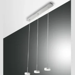 FABAS LUCE No. 3239-47-212 Pendelleuchte DUNK LED 3-flammig, alu gebürstet