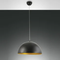 FABAS LUCE No. 3215-40-101 Pendelleuchte DINGLE schwarz, gold