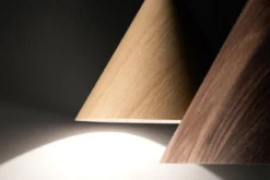 FABAS LUCE No. 3630-45-130 Pendelleuchte Esino 33cm Holz Walnussfarben E27