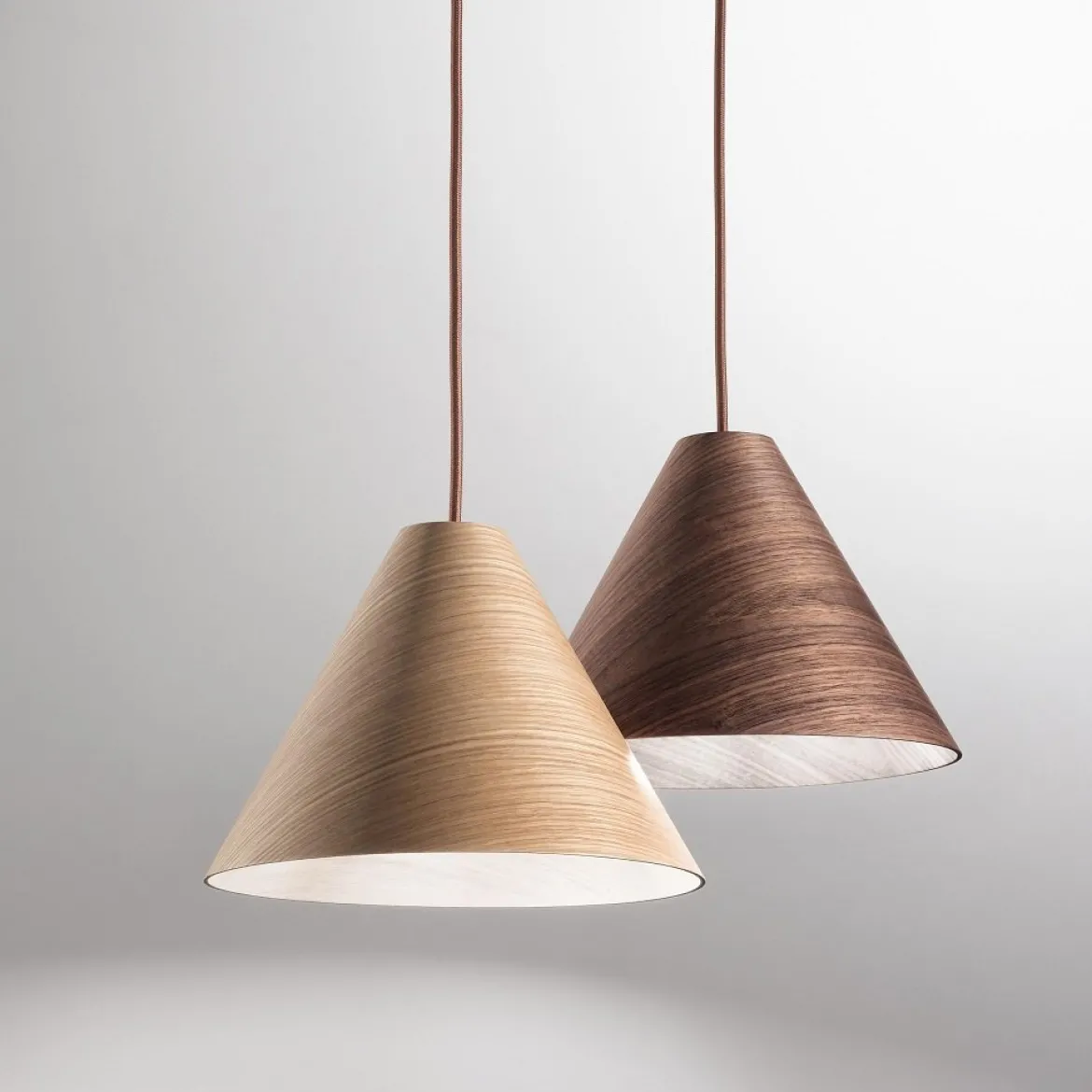 FABAS LUCE No. 3630-45-215 Pendelleuchte Esino 33cm Holz Eiche E27