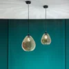 FABAS LUCE No. 3518-45-125 Pendelleuchte Gisella E27 1-flammig amber Ø26cm
