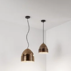 FABAS LUCE No. 3609-45-179 Pendelleuchte Gavia Schwarz Bronze E27 30cm