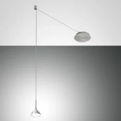 FABAS LUCE No. 3410-41-212 Pendelleuchte Isabella 1-flammig nickel satiniert chrom