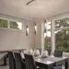 FABAS LUCE No. 3480-47-126 Pendelleuchte Sintesi Nickel satiniert Rauchglas