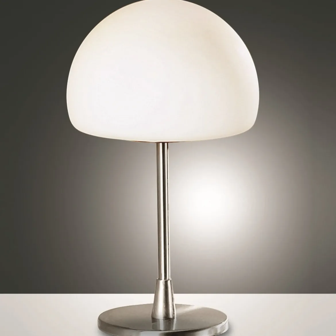 FABAS LUCE No. 3569-30-178 Tischleuchte GAIA Nickel satiniert LED G9 Touchdimmer