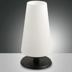 FABAS LUCE No. 3576-30-101 Tischleuchte Milady schwarz LED G9 Touchdimmer