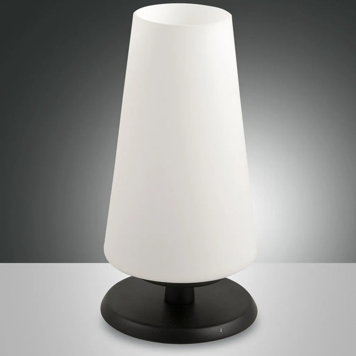 FABAS LUCE No. 3576-30-101 Tischleuchte Milady schwarz LED G9 Touchdimmer