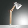 FABAS LUCE No. 3644-30-102 Tischleuchte Sveva Weiss Eschenholz