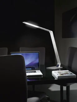 FABAS LUCE No. 3265-30-212 Tischleuchte WASP aluminium gebürstet