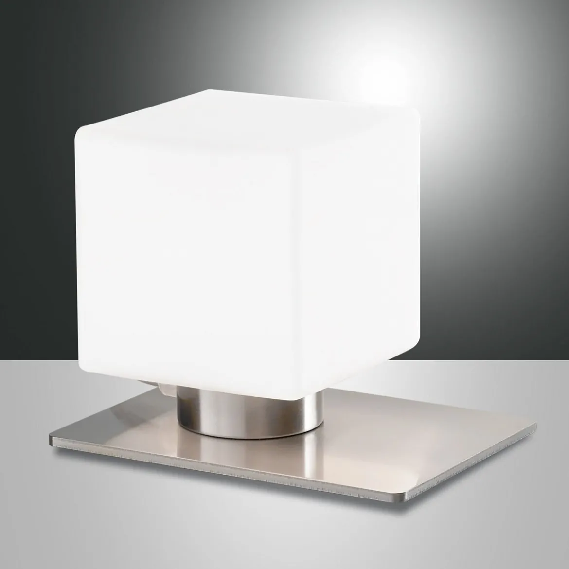 FABAS LUCE No. 3579-30-178 Tischleuchte Zara Nickel LED G9 Touchdimmer
