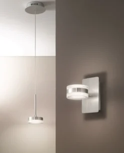 FABAS LUCE No. 3239-21-212 Wandleuchte DUNK LED aluminium gebürstet