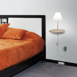 FABAS LUCE No. 3417-20-292 Wandleuchte Goodnight LED taubengrau dimmbar