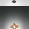 Fabas Luce 3723-40-125 Pendelleuchte Budelli amber 26cm E27