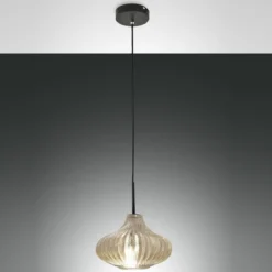 Fabas Luce 3723-40-167 Pendelleuchte Budelli champagner 26cm E27