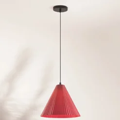 Fabas Luce 3758-40-133 Pendelleuchte Cone bordeaux 32cm E27
