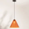 Fabas Luce 3758-40-170 Pendelleuchte Cone orange 32cm E27