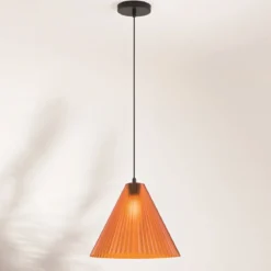 Fabas Luce 3758-40-170 Pendelleuchte Cone orange 32cm E27