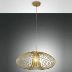 Fabas Luce 3706-40-225 Pendelleuchte Fassa 60cm gold E27
