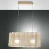 Fabas Luce 3581-45-225 Pendelleuchte Glicine 2-flammig gold edelmatt E27