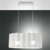 Fabas Luce 3581-45-102 Pendelleuchte Glicine 2-flammig weiss E27