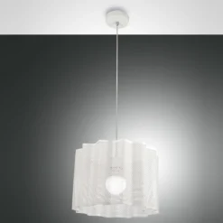 Fabas Luce 3581-40-102 Pendelleuchte Glicine Metall weiss E27